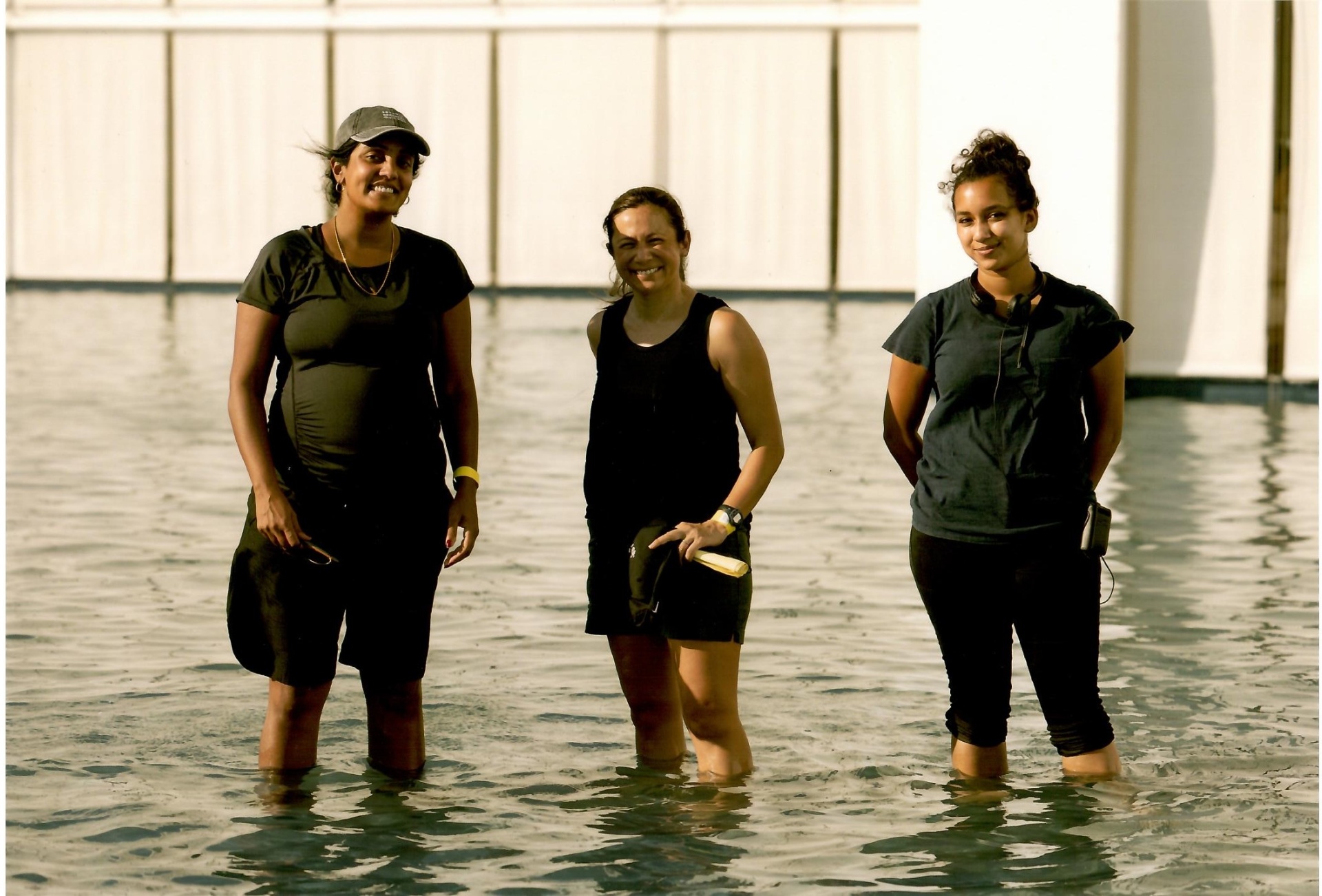 Desa Larkin-Boutté on location with collaborators